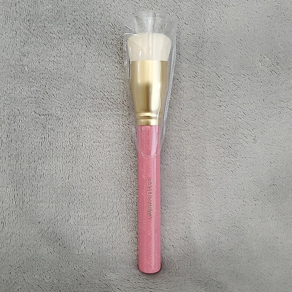 🆕️ LAURA GELLER Pink & Gold Full Coverage Foundation Blending Brush